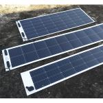 100W Flexible Monocrystalline Silicon Solar Panels For Camping Motorhome Car