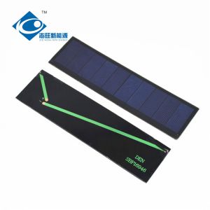 ZW-16946P Reliable PET Solar Panel 0.5W Peak Power 23% Cell Efficiency Easy