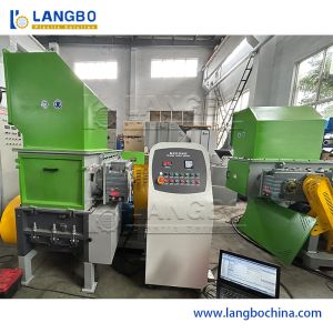 Plastic Crusher Waste Plastic Recycling Crusher Machine Tire Scrap Shredding