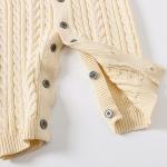Autumn New Toddler Baby Boys Girls Knitted Bodysuit Infant Jumpsuit Knitwear