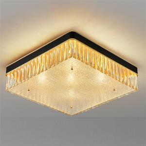 China Residential E14 Golden Rectangle LED Ceiling Light Noiseless. factory