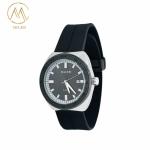 Black Bezel Mens Quartz Wrist Watches with 8 Dial Colors for Choice