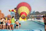 Fiberglass Super Tornado Water Slide 14.6m Platform Height Easy Maintenance