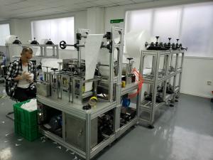 China Stable Surgical Mask Making Machine / Face Mask Manufacturing Machine factory