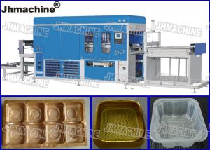 China Home fresh PP Trays Automatic Vacuum Thermoforming Machine within Vacuum pump food grade factory