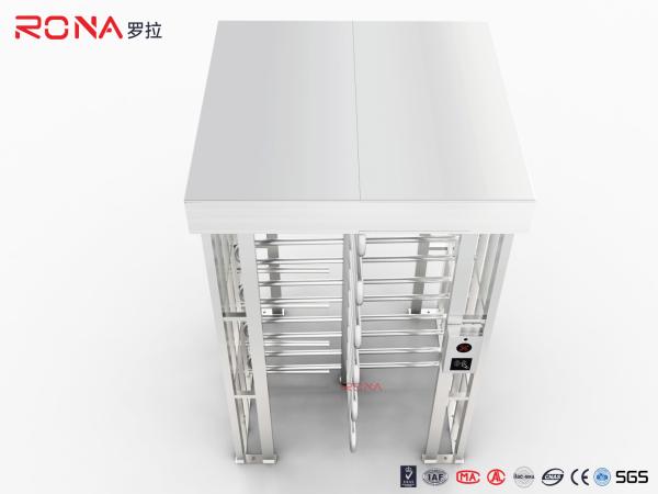 Pedestrian Access Control Full Height Turnstile For Military Bases Governmental