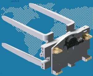 China 2ton Forklift Clamp Attachments Manufacturers Turnaload 50x150x1220mm factory