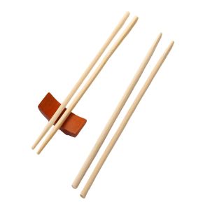 100% Natural Round Stick Disposable Bamboo Chopsticks Eco-Friendly and