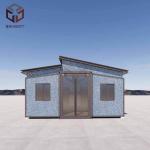20 FT Tiny Premade Folding Houses With PVC Aluminum Windows