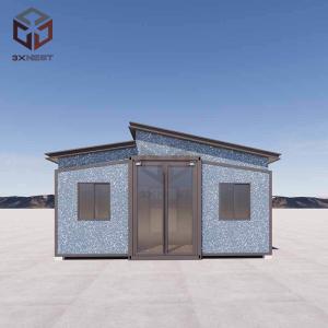 China Earthquake Proof Prefab Flat Pack Folding House With PU Insulation factory