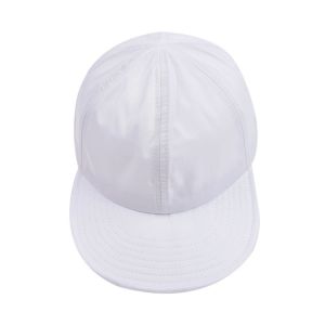 Drawstring Adjustable Flat Brim Shading Camper Cap 62CM Embroidery Pattern