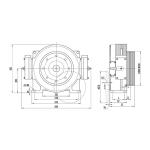 Elevator Gearless Traction Machine Elevator Spare Parts For Passenger Lift