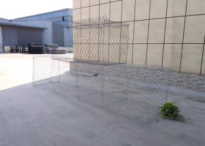China Flexible Galfan Gabion Baskets , Harshest Environments Gabion Mesh Cage factory