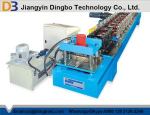 China Manual Decoiler Rolling Shutter Door Roll Forming Machine For 13 Forming Stations factory