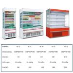 Stainless Steel Durable Open Multideck Fridge , Anticorrosive Fruit Display