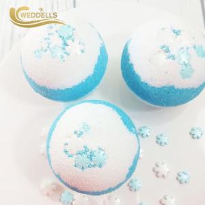 China Private Label Custom Natural Fizzy Kids Bath Hemp Bomb With Toys Sphere Shape factory