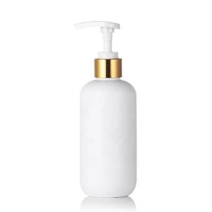 China 120 - 500ml Empty Plastic Cosmetic Bottles With Gold Lotion Spray Pump factory