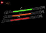 Small / Medium Size LED Nylon Pet Personalized Dog Collars Luminious