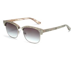 China Grey Stone Frame Sunglasses Gradient Polarized Sunglasses 51-18-140 factory