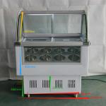 Ice Cream Refrigerated Display Cabinet Commercial Direct Cooling
