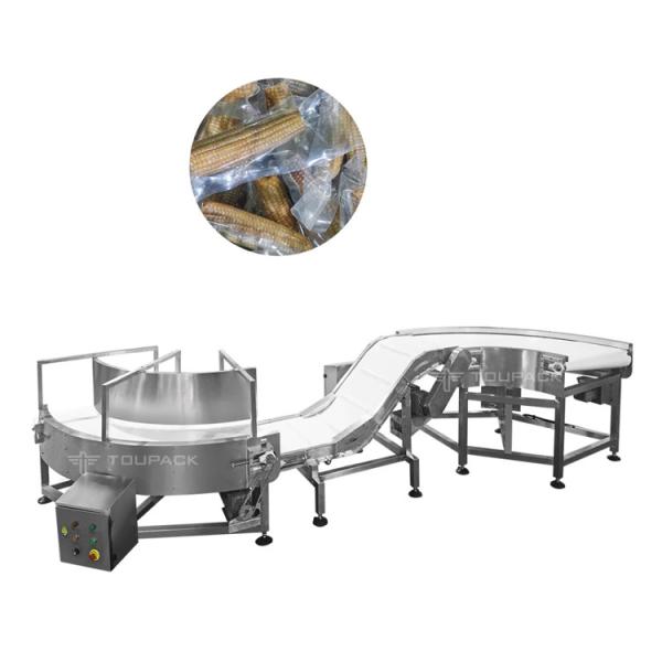 Food Grade Stainless Steel Belt Conveyor Electric Power Corn Variable Direction