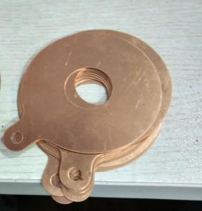 China High Reliability Piezo Ceramic Plate Electrode Copper Ring Heat Resistance factory