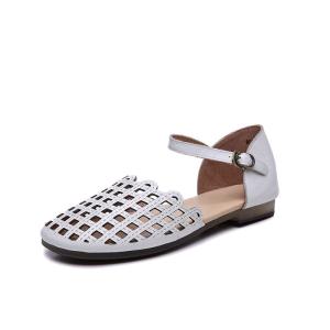 China S467 Women'S Shoes Sen Line Mesh Hole Shoes Breathable And Convenient Shoe Buckle Sandals Women 2020 New factory