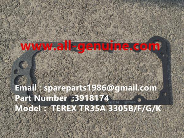 CUMMINS ENGINE TEREX 3918174 GASKET NHL DUMP TRUCK MINING QUARRY TR45 TR50 TR60
