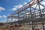 Metal Industrial Lightweight Steel Frame Construction Buildings Prefabricated