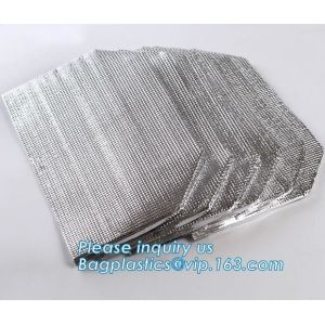 Reusable aluminium foil thermal insulation material cooler bag foPromotional