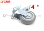 3 Inch Tpr Rubber Industrial Caster Wheels Swivel Lock Damping Casters