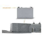 Outdoor Slim Aluminum Solar Street Light 100 Watts Super Bright With Lithium