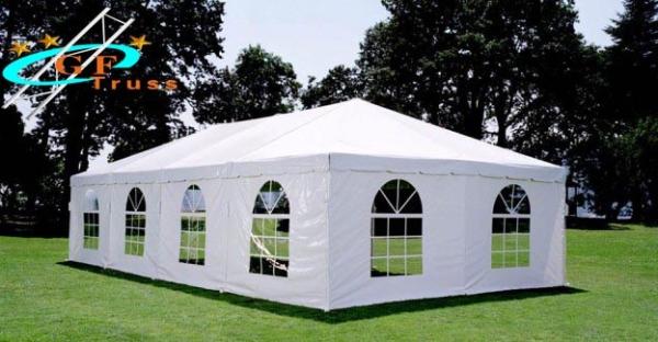 Waterproof Aluminum Party Tent Heavy Duty Type Glass Sidewalls