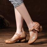S305 Original Casual Hollow Single Shoes Women, Laser Carving Craftsmanship