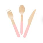 Wholesale Disposable Birch Wooden Party Spoons wooden cutlery with logo