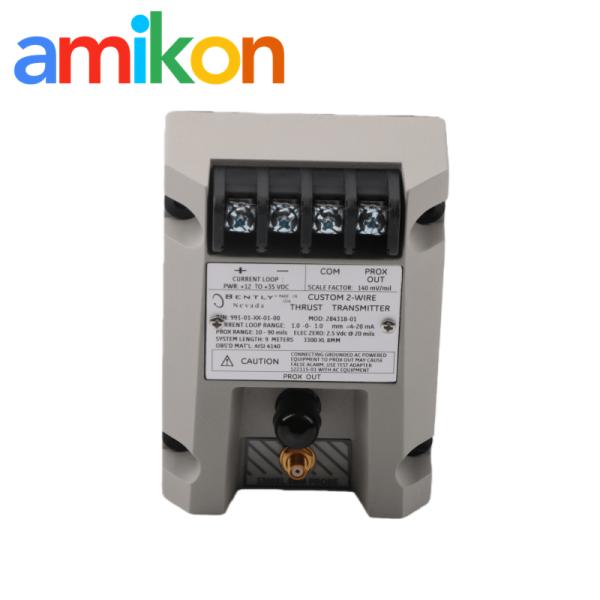 China Bently Nevada 991-01-XX-01-05 MOD:284318-01 Thrust Transmitter with 4-20mA Output factory