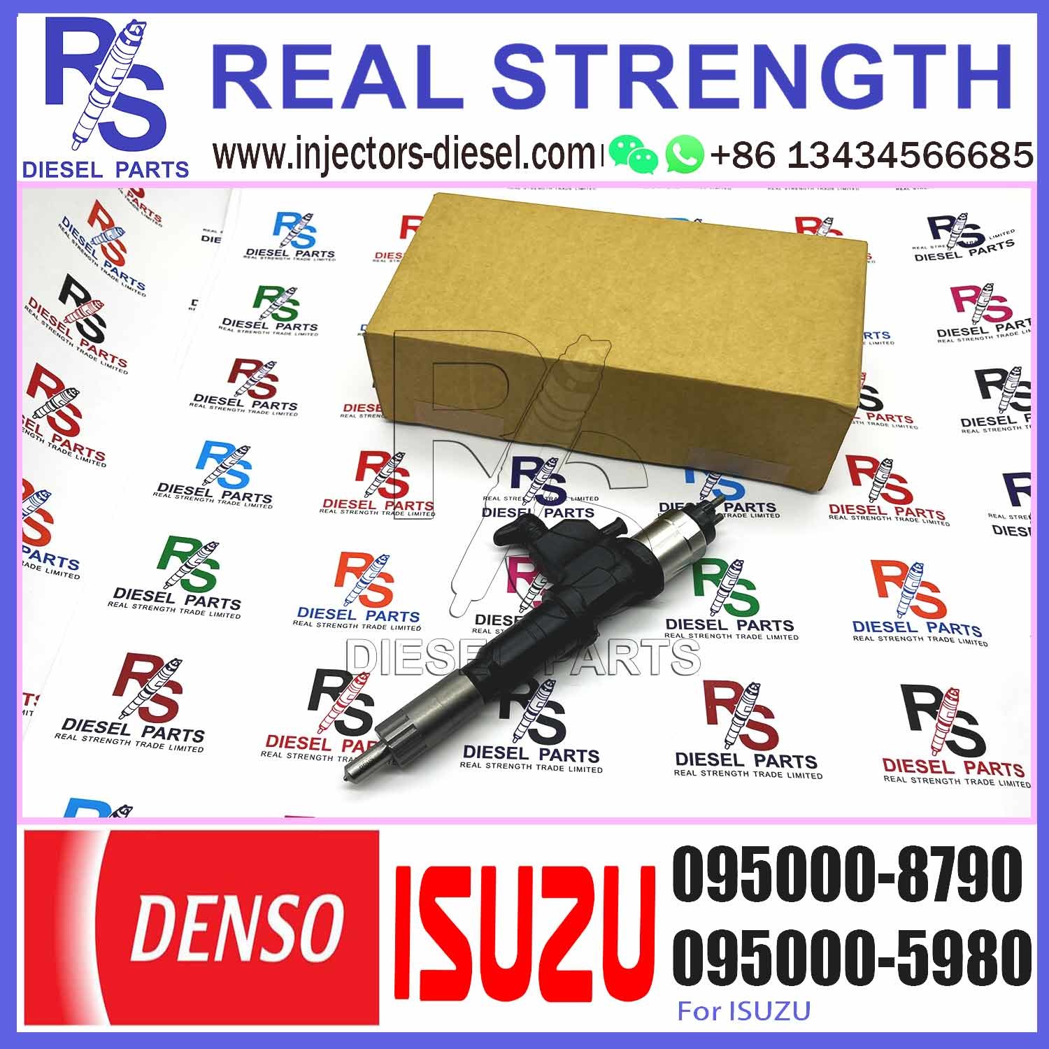 Diesel Engine Fuel Common Rail Injector 8-98140249-0 8981402490 0950008790 095000-8790