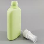 HDPE Green Square Travel Lotion 2.7oz Plastic Spray Bottle