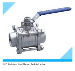 China 3pc Stainless Steel Thread End Ball Valve factory