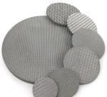 Ss316 Porous Metal Sintered Filter Disc 0.1mm Tolerance