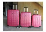 ABS Suitcases Lightweight Carry On Luggage Trolley Bag Set With 4 Airplane