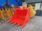 Strength Black Yellow Excavator General Purpose Bucket 0.25-1.4cbm Capacity 220