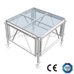 1.2M Outdoor Aluminum Stage Truss Tempered Glass Portable Celebration Use