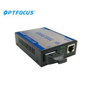 China Fiber Optic Converters 10 / 100 / 1000 Base - Tx To 1000 Base 60Km 1310nm SM factory