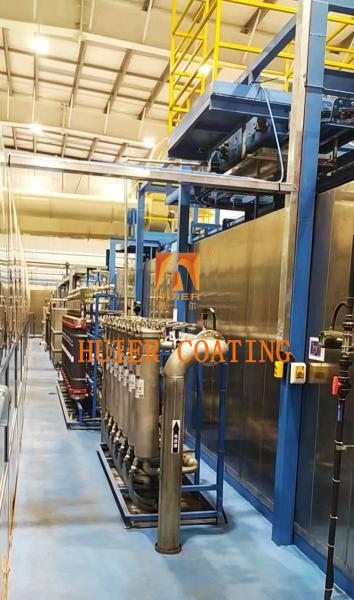 Customizable Water based Paint Electrophoretic Coating Machine 20-50 Degree