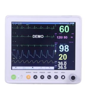 China 12.1'' Color TFT LCD Multiparameter Patient Monitor with 1 Year Warranty and Compact 30*27*30CM Design on sale