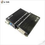 HDCP1.4 SFP DVI Fiber Optic Extender 1.2W With External Stereo