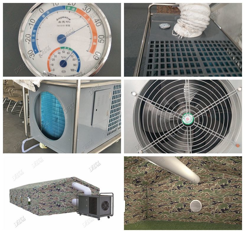Plug & Play Type Tent Airconditioner 7.5HP Outdoor Fast Cooling And Heating Use