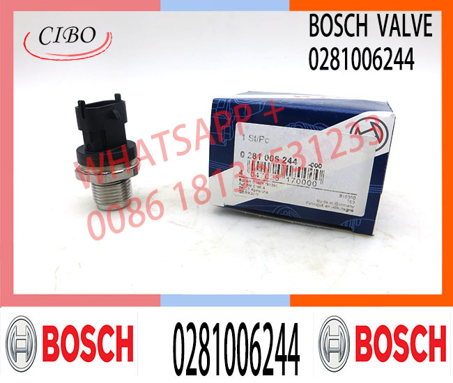0281006244 Hot engine parts Fuel common 0281006244 rail pressure sensor High pressure common rail assembly 0281006244