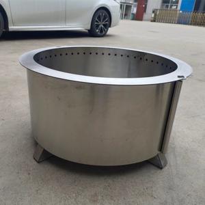 China 30 Inch Stainless Steel Smokeless Portable Fire Pit , Double Wall 30 Smokeless Fire Pit factory